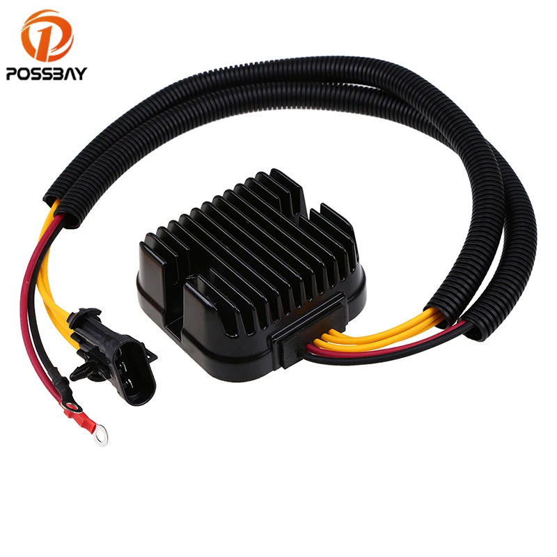 Серебряный выпрямитель регулятора напряжения POSSBAY для мотоциклов Polaris RZR 4 XP 900 2013