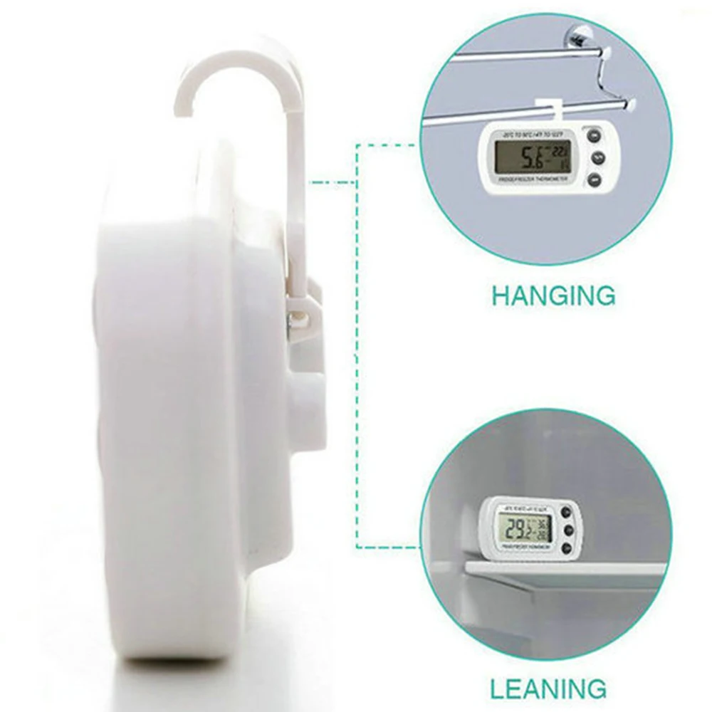 Home Digital LCD Indoor Convenient Temperature Sensor Humidity Gauge Thermometer Wireless Electronic For Refrigerator Freezer | Дом и сад
