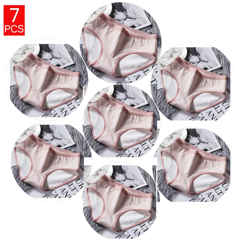A1-DPK-7PCS 7 шт./компл. низкая кружева женские трусики из хлопка Нижнее белье для женщин; Большие размеры брюки Трусики для девочек трусики трусы с низкой посадкой бесшовные трусики для женщин - Цвет: A1-DPK-7PCS