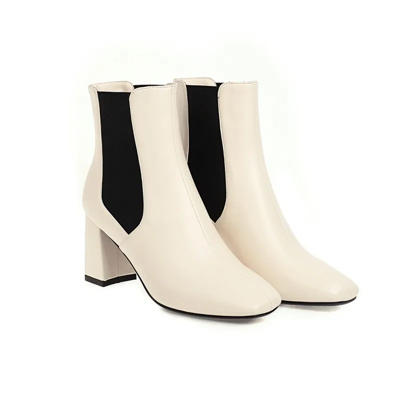 

Big Size Square toe boots boots women shoes ankle boots for women ladies boots shoes woman winter