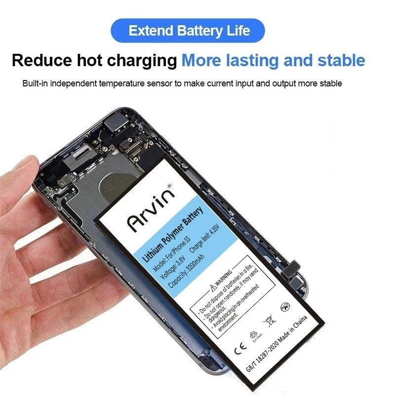 Новинка 2022 перезаряжаемый аккумулятор для iPhone 6S 6 дюймов фотоаккумулятор Apple 6s с 0