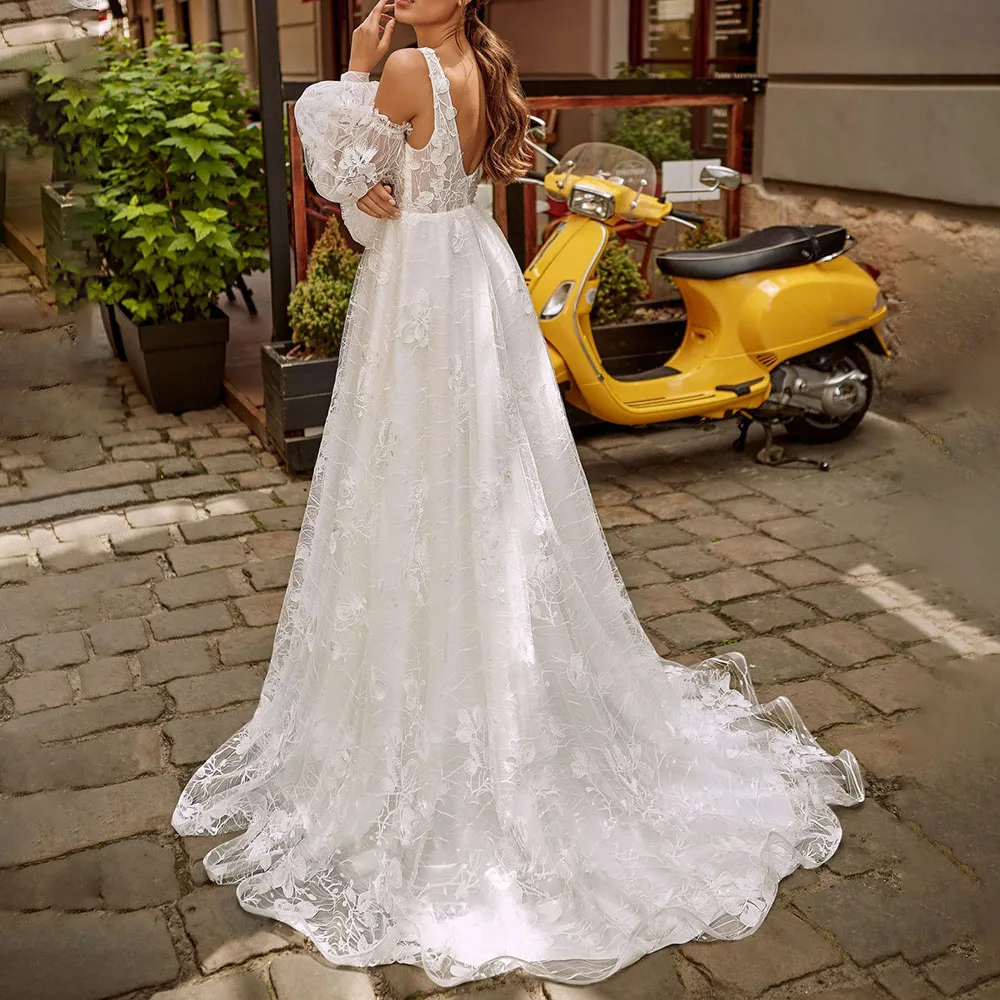

Minimalist 2021 Spring Summer Fashion Party Dress Designer Elegant Simple Lace Sexy White High Waist Strapless V-neck Split Fork