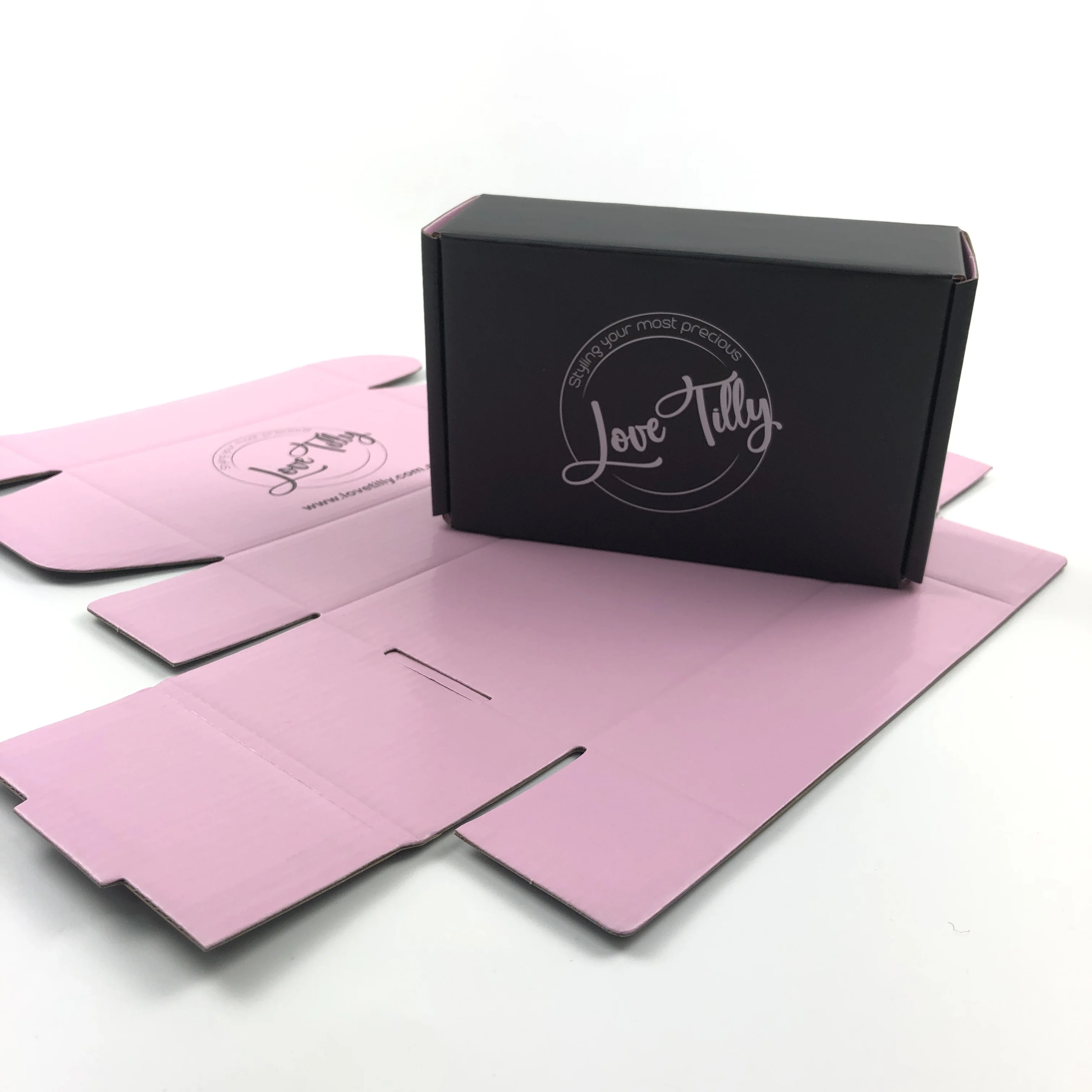 Пользовательский Печатный Гофрированный Бумажный Косметический упаковочный