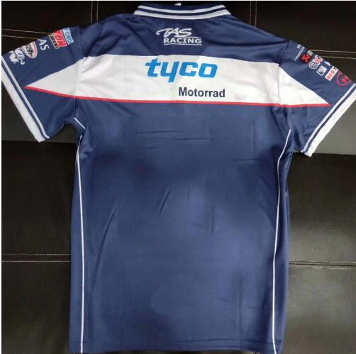 

TAS Racing Men's Short Sleeve Motorcycle Tyco Motorrad Motocross Polo Shirt Moto GP Motorsport Casual For BMW T-shirt