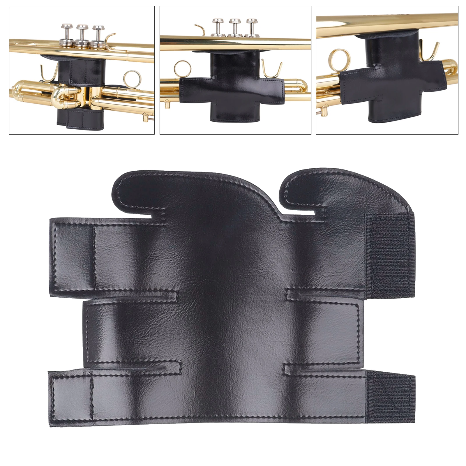 

PU Leather Trumpet Protective Cover Musical Instrument Brass Trumpet Parts,
