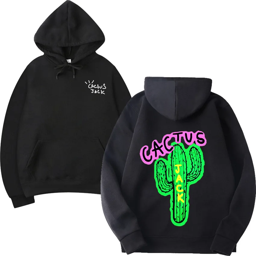 

Rapper Travis Scott cactus Jack print Hoodie fashion men's and women's Sweatshirt casual couple Hoodie Travis Scott