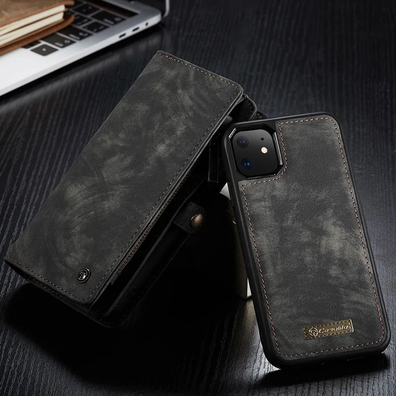 Для Iphone 11 Pro 11Pro чехол из натуральной кожи флип-Кошелек Многофункциональный магнитный чехол для телефона для IPhone 7 8 Plus X XS чехол для MAX XR