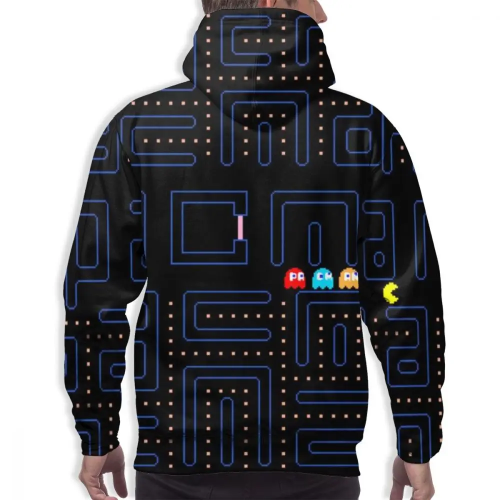 Бесшумные дизайны, изготовленные на заказ толстовки Hombre Pacman свитшоты с капюшоном пуловер свитшоты мужские/женские Sudaderas уличная Толстовка для мужчин