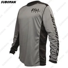 Fasthouse 2022 MX Enduro Горные Джерси горный велосипед одежда для гонок DH MTB рубашка черная длинная Джерси для BMX мотокросса мужская футболка