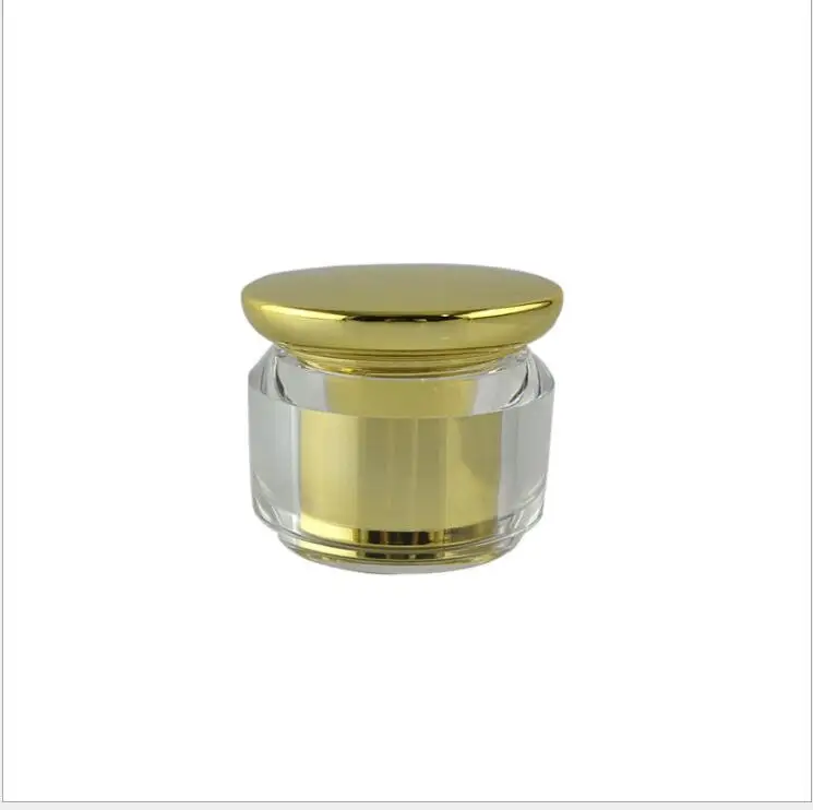 40 г блестящая золотая акриловая банка для крема век/дневной крем/ночной