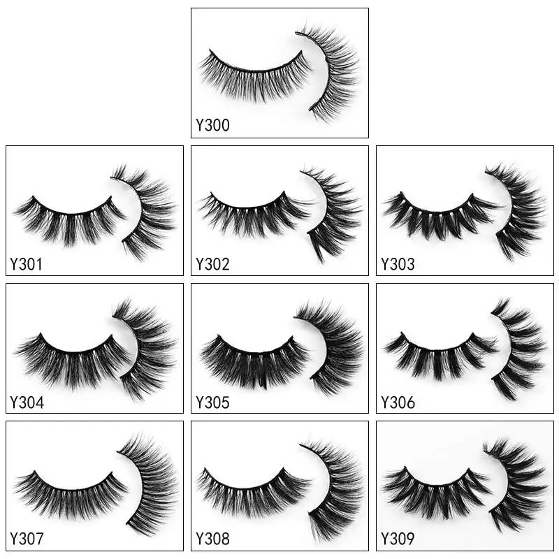 

3D Mink False Eyelashes Thick Curling Natural Long Soft Handmade Eyelashes Cosmetology Extension Products For Beauty