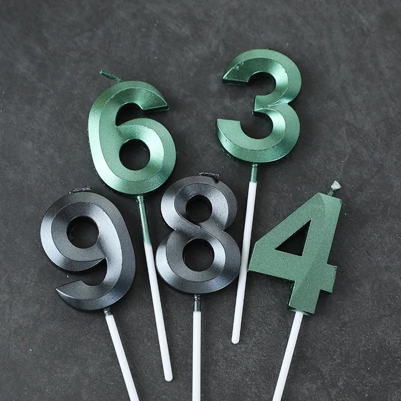 Детская Свеча для торта на день рождения праздничное украшение десерта свеча с