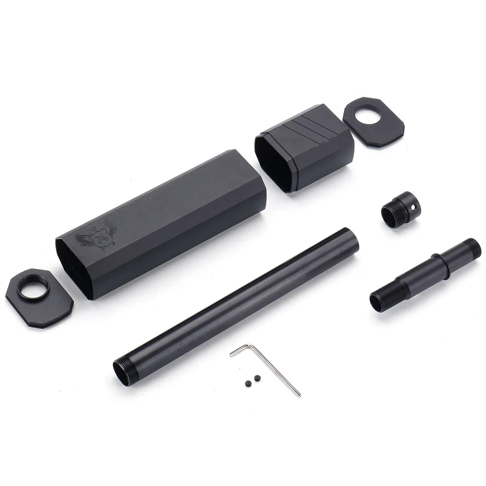 Металлический черный KSV Mock Suppressor для LeHui Vector V2 Сменные аксессуары для гелевых шариков