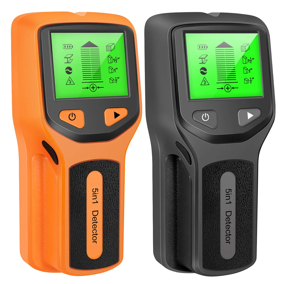 

5 In 1 Metal Detector Find Metal Wood Stud AC Voltage Live Wiring Detect Wall Scanner Detector Electric Box Finder Wall Detector