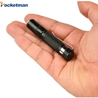bright mini portable led flashlight waterproof pen light pocket torch powerful led lantern aaa battery for camping hiking