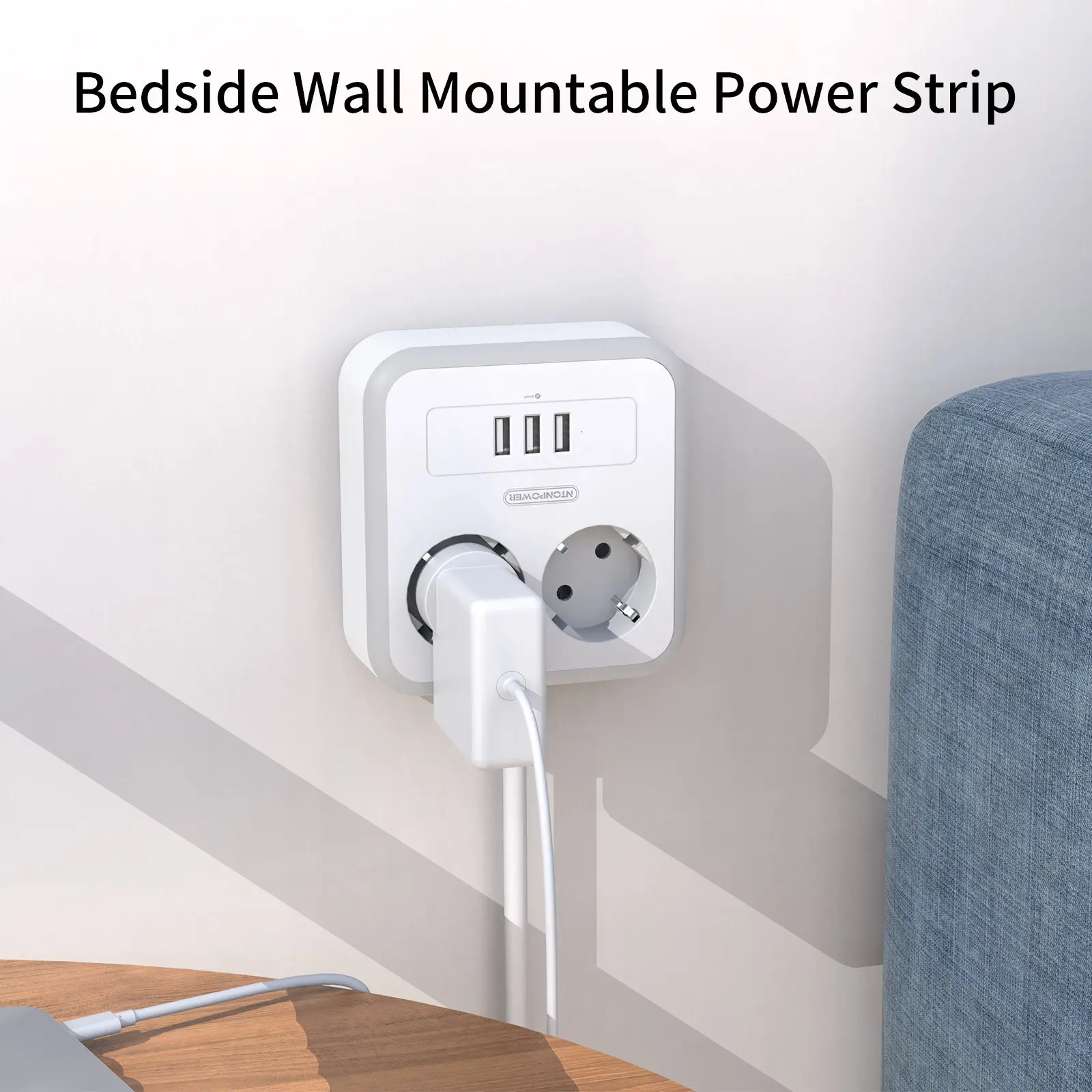 NTON силовая настенная usb лента умная вилка Удлинительный кабель с портами сетевой