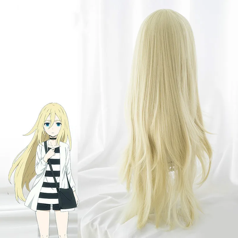 Парик для косплея Рэйчел Гарднер из аниме ангелы смерти прямой светлый с