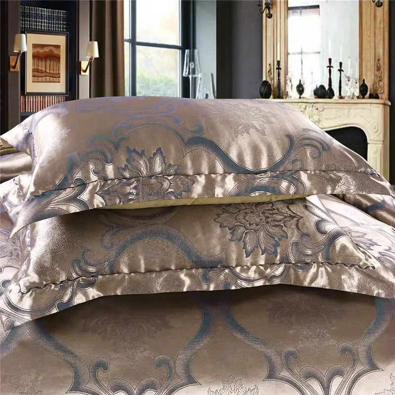 Комплект постельного белья из шелка хлопка и сатина 4 шт.|Комплекты белья| |