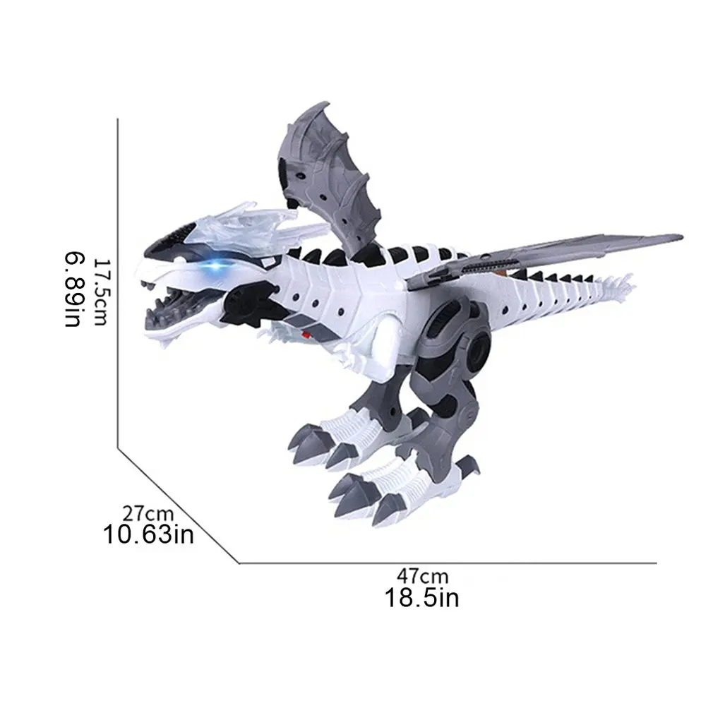 

Mechanical Spray Dinosaur Electric Spitfire Mechanical Dragon Large Model Toys Electric Simulation Dinosaur