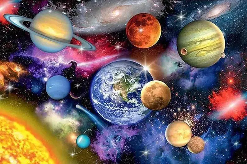 

Space Planet 5D DIY quality full diamond painting embroidery cross stitch art kits home decor gift
