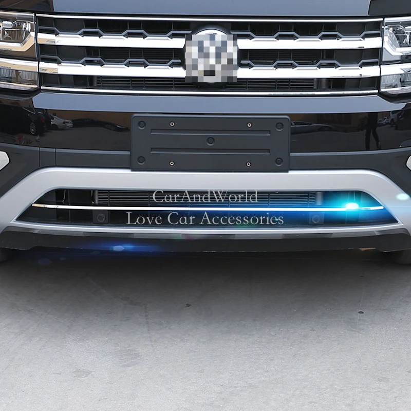 Решетки для Volkswagen VW Teramont Atlas 2017 2020 передние и нижние решетки полоски крышки