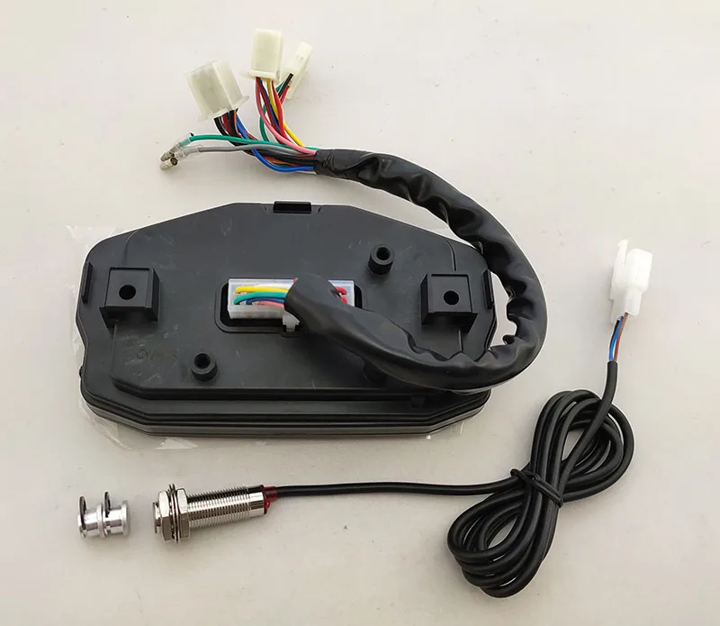 TKOSM для 2 4 цилиндров мотоциклов Универсальный светодиодный ЖК спидометр цифровой