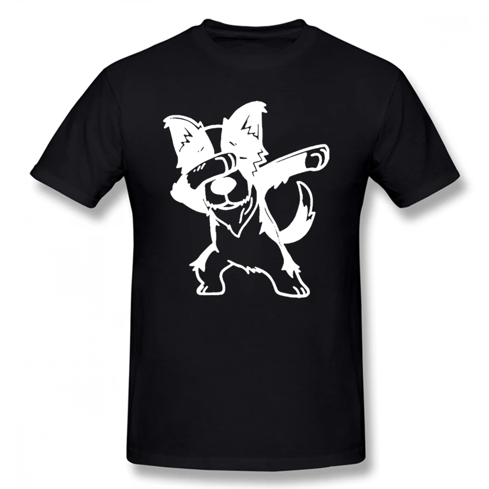 

Funny Dabbing Border Collie Dog T Shirts Graphic Cotton Streetwear Short Sleeve Pet Animal Oversized T-shirt Mens Clothing