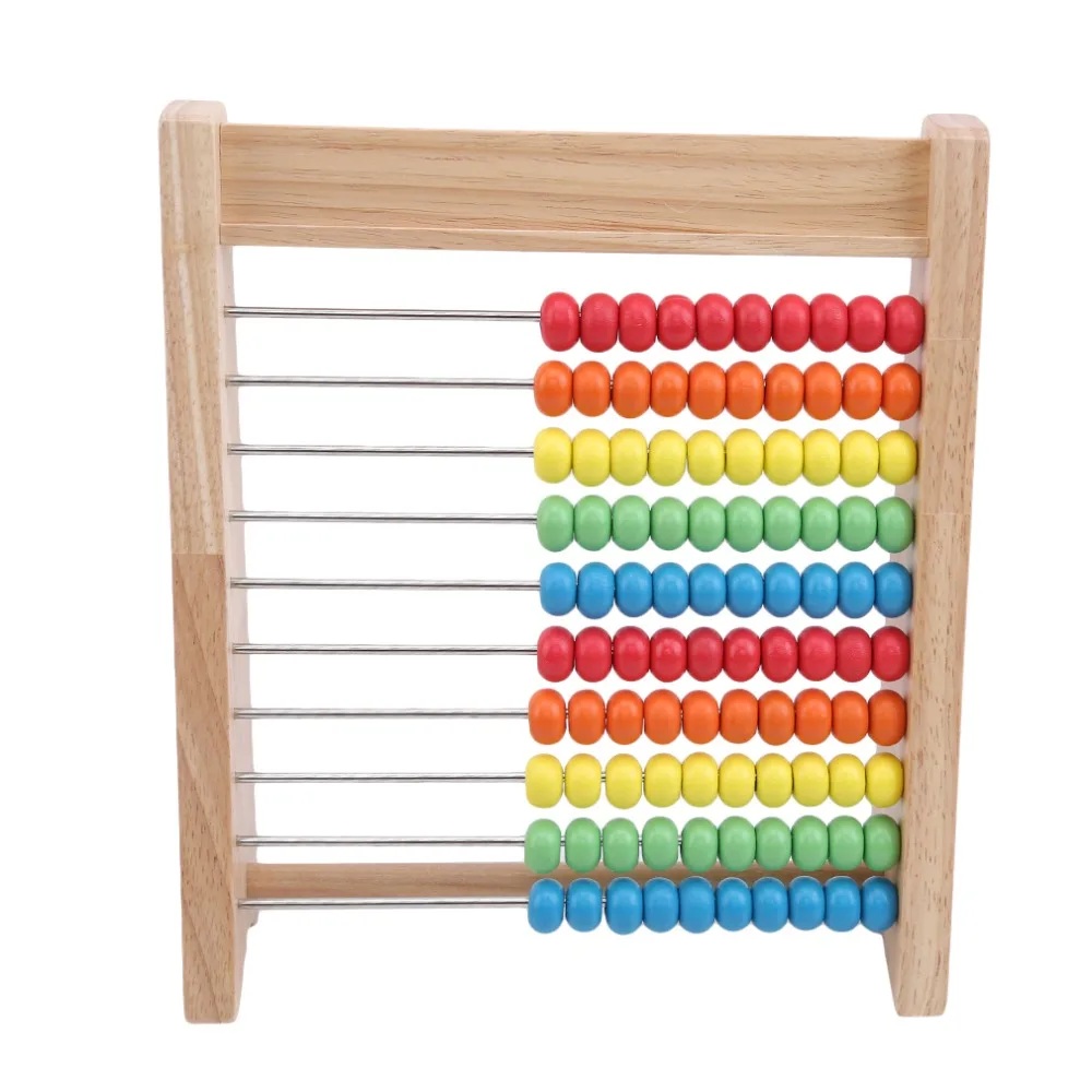 

New Style Wooden Children Beads Rainbow Abacus Arithmetic Calculation Puzzle Operation Math Toys Learning Education Puzzle Toy