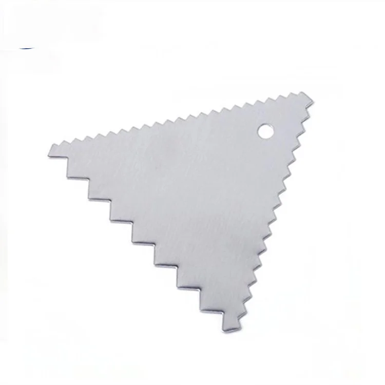 Baking Tools Multi-Shaped Stainless Steel Pattern Cake Scraper Integrated Cream Creative | Дом и сад