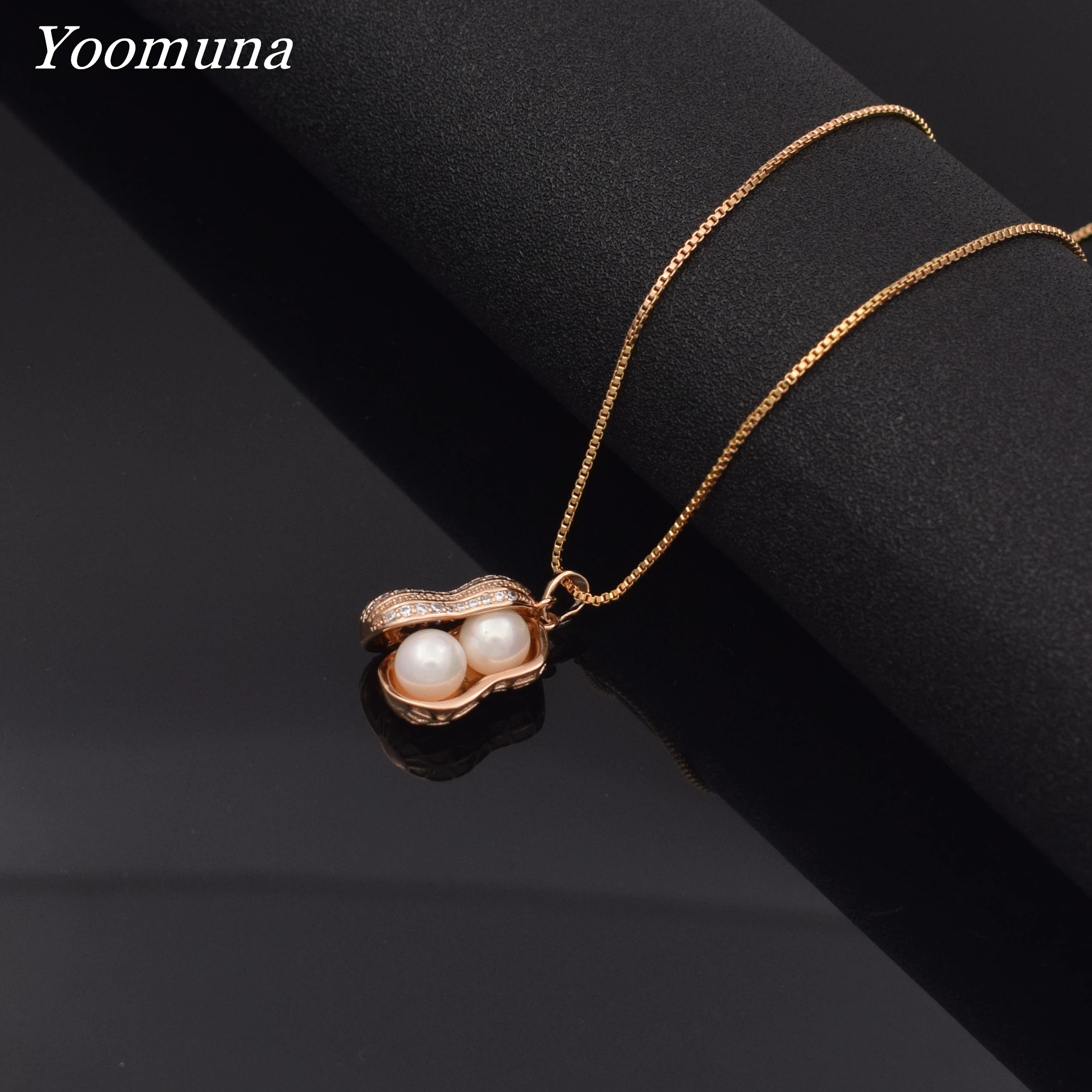 Модное колье милое ожерелье для женщин из нержавеющей стали цепь арахисовое