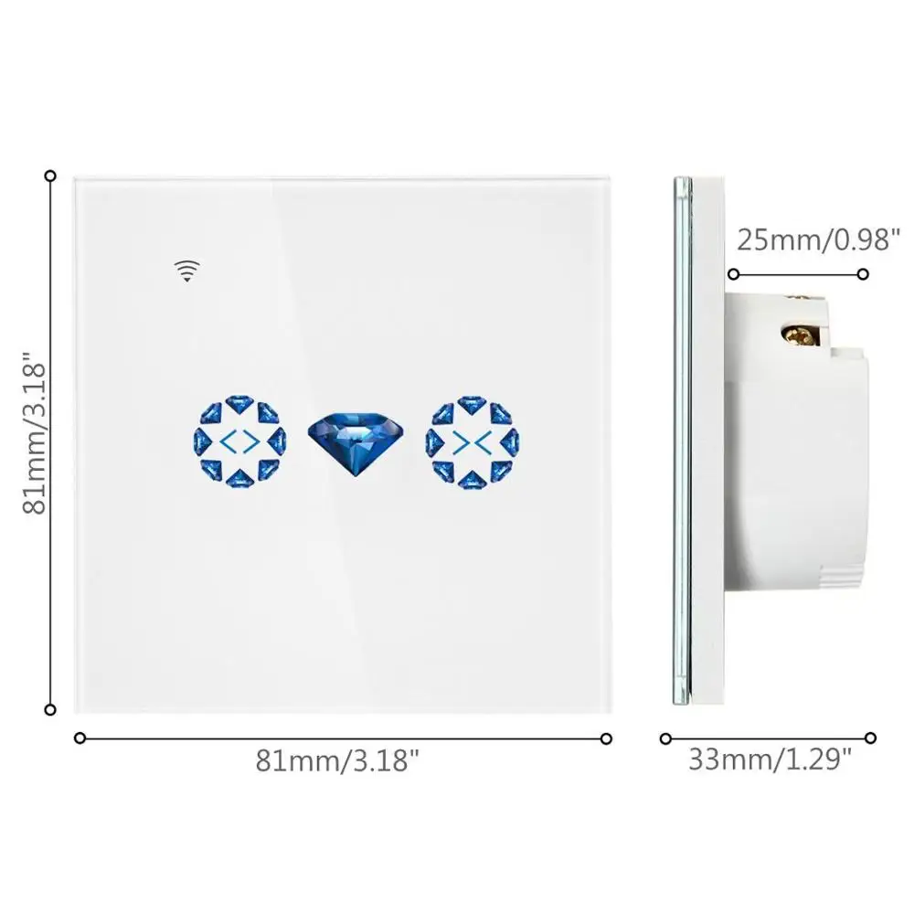 WiFi Smart Curtain Switch ForTuya Life Electric Motorized Blind Roller Shutter Works with Alexa and Google Home | Электроника