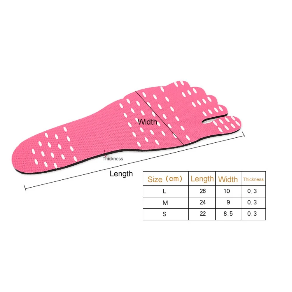 Нескользящие водонепроницаемые стельки из эластичной ткани для пляжа | Спорт и