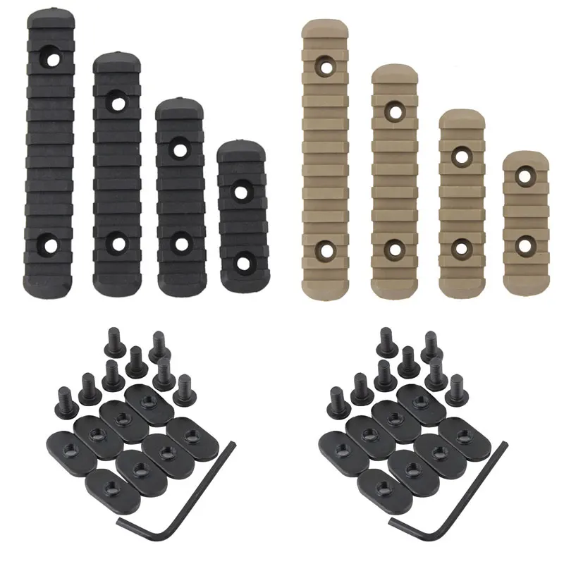 4 шт./компл. 5/7/3 5 слот рельсовая секция для M Lok handguard Picatinny/Weaver 9/11 см|Кронштейны и