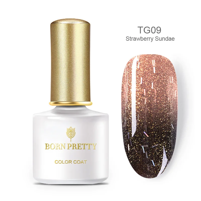 BP-TG09 BORN PRETTY термический гель лак для ногтей Температура Изменение цвета УФ гель Отмачивание гель лак для ногтей 6 мл 40 цветов нужно УФ лампа лечение - Цвет: BP-TG09