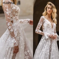 yilinhan 2022 new summer women maxi party dress long sleeve floor length embroidery white lace sexy backless tulle long dress