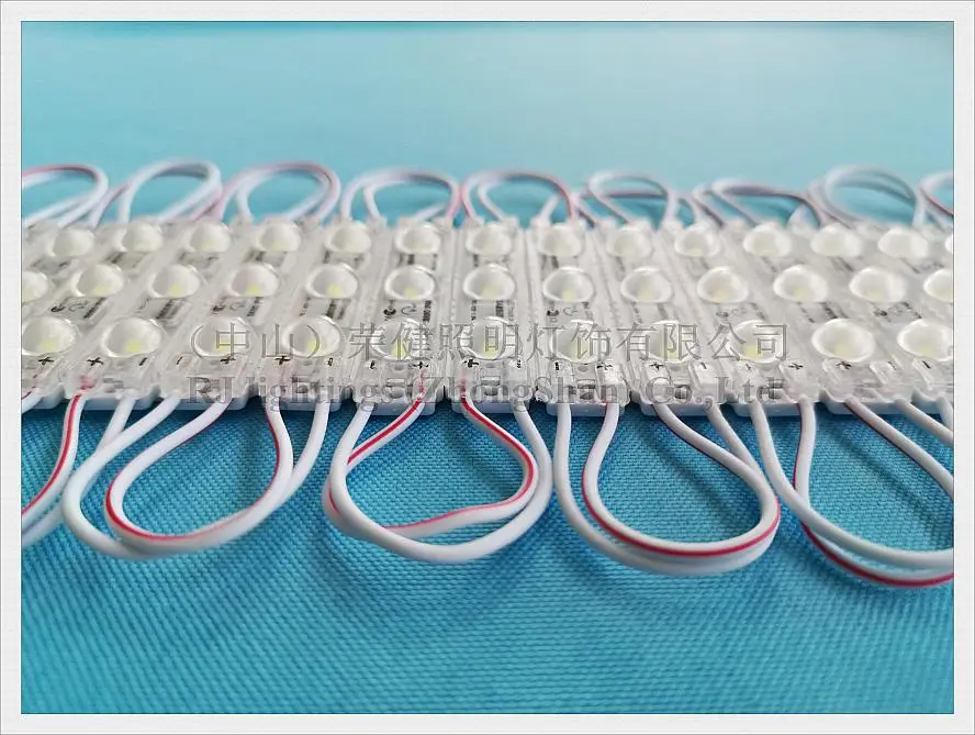 ABS светодиодный светильник-модуль для знака DC12V 63 мм* 14 мм* 8 мм SMD 2835 3 светодиодный 1,2 Вт 140лм 3 года гарантии CE IP65 водонепроницаемый