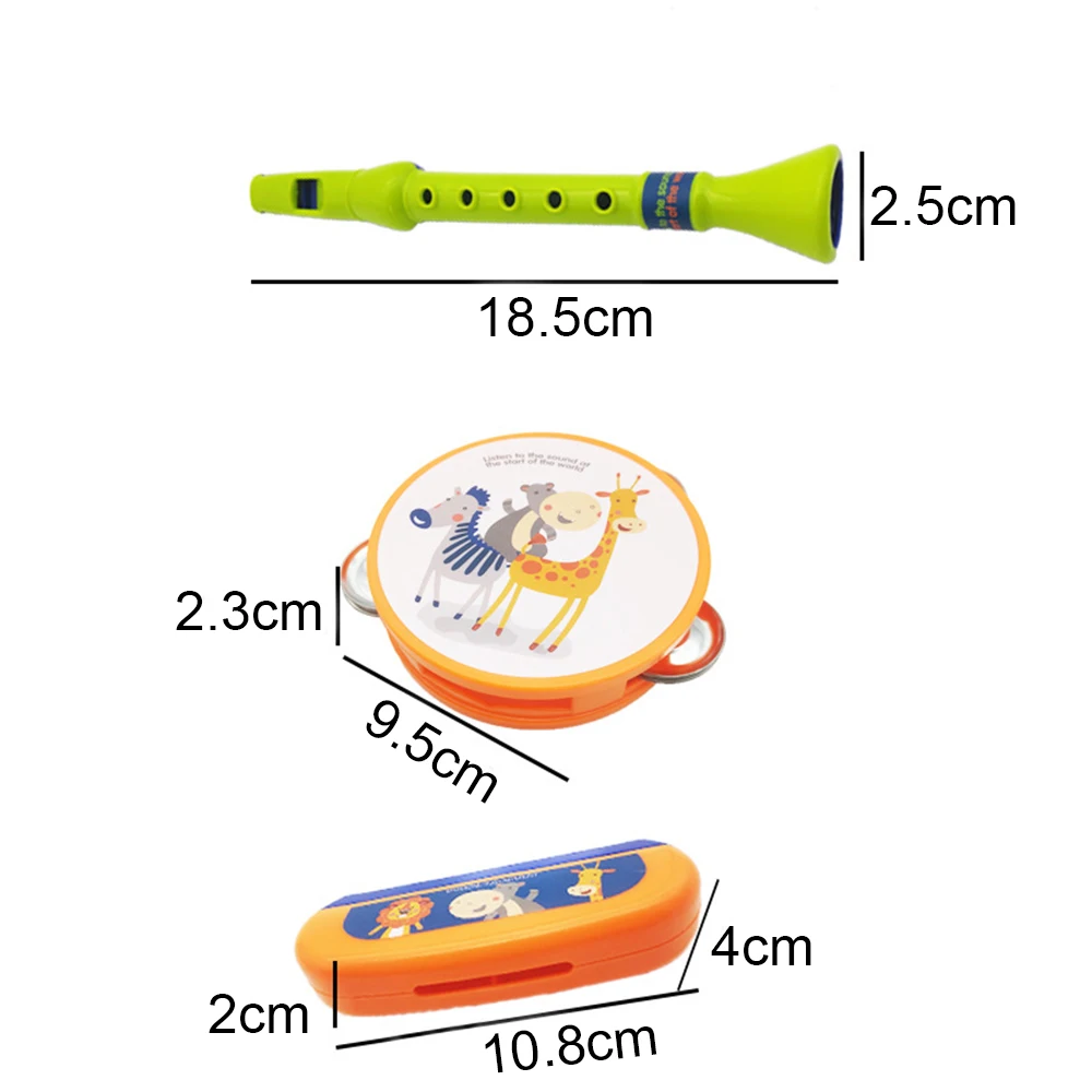 Детская музыкальная барабанная гармоника набор музыкальных перкуссионных