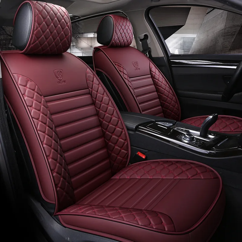 

Универсальные кожаные чехлы для автомобильных сидений ZRCGL для Jaguar, все модели F-PACE XJL XE XK XFL XEL XF, автомобильные аксессуары, автостайлинг