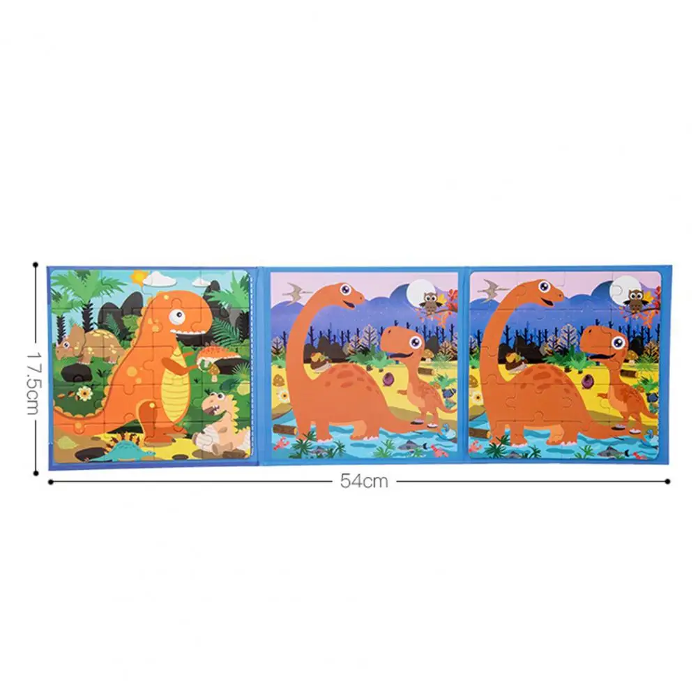 

Magnetic Cartoon Jigsaw Puzzle Kid Children Early Educational Lessons Learned Intelligence Cartoon Animal Toy Birthday Gift