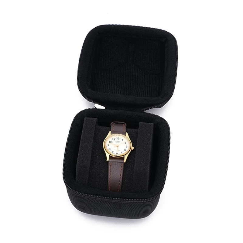 Smart Watch Carrying Case Travel Storage Box EVA Protector Portable Jewelry Hard with Pillow for Wristwatches on - Умный чехол для переноски смарт-часов, жесткий, с памятной подушкой, для хранения и защиты на ходу.