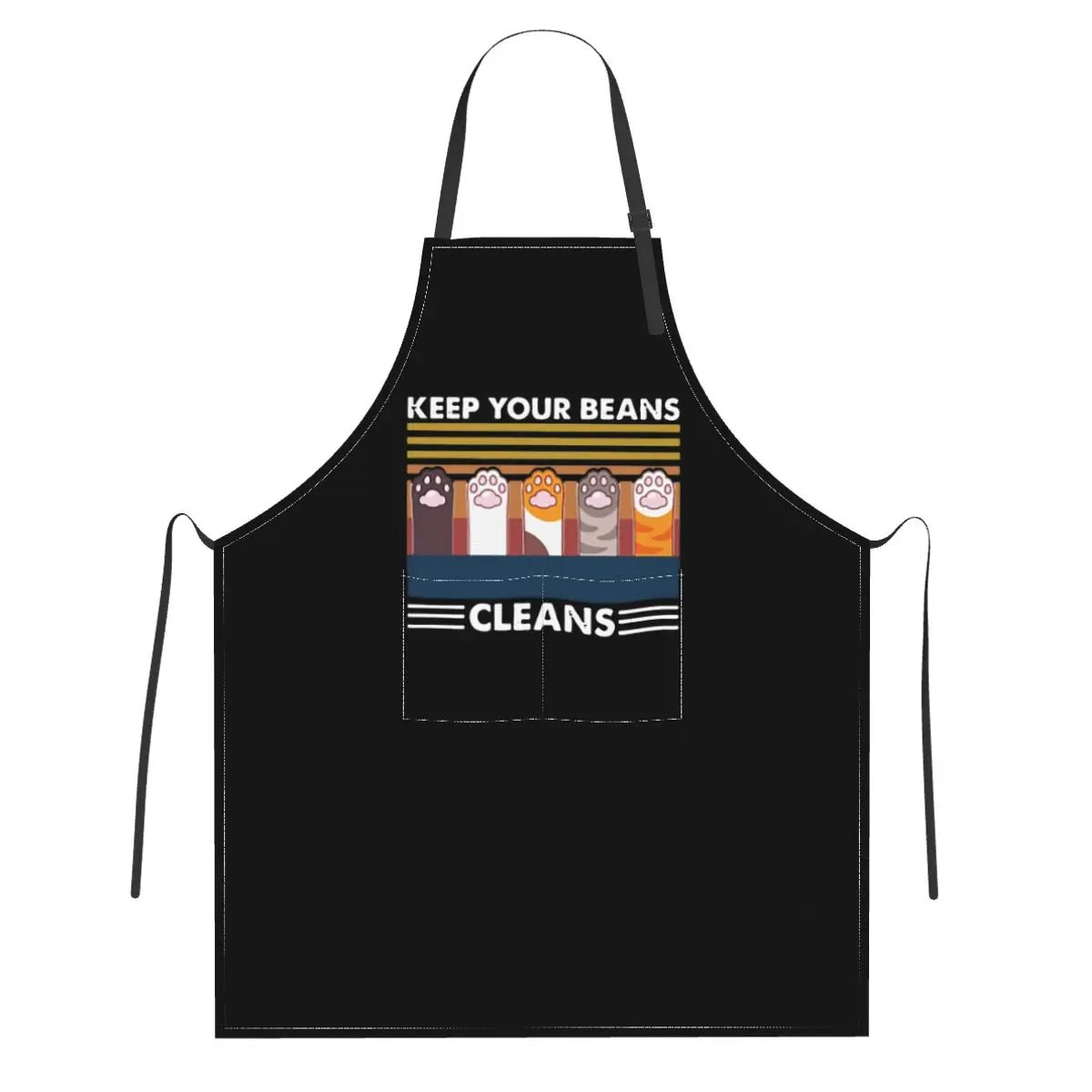 

Нагрудник из полиэстера с карманами для кошки, с принтом