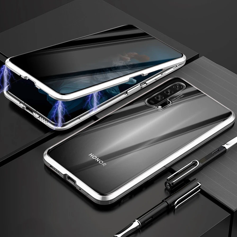 Конфиденциальное магнитное закаленное стекло чехол для телефона для iPhone X XS 11 Pro MAX 8 7 Plus анти Пип 360 Полное покрытие для samsung Note 10 Plus