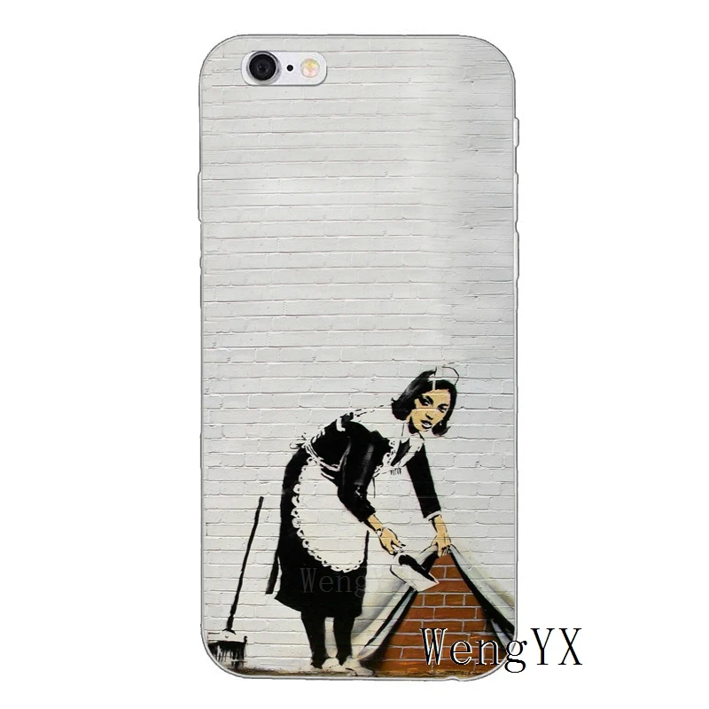 Street Art Banksy Graffiti Accessories phone case For Xiaomi Redmi S2 6 6A 5 plus 5A 4X 4A 3 Note pro 4 2 | Мобильные телефоны и