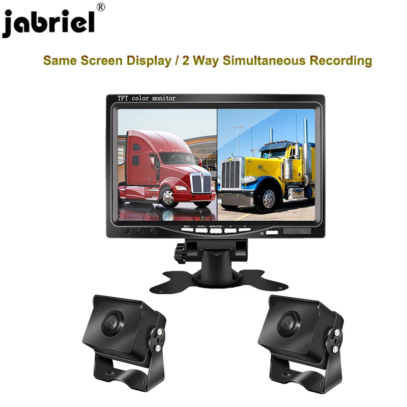 Камера ночного видения Jabriel Super clear bus starlight камера для грузовика AHD720P заднего вида