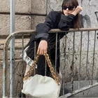 Модные роскошные дизайнерские сумки на плечо, женская сумка с золотой цепочкой, сумка в форме облака, сумки для пельменей, сумки с принтом зебры и подушками для женщин