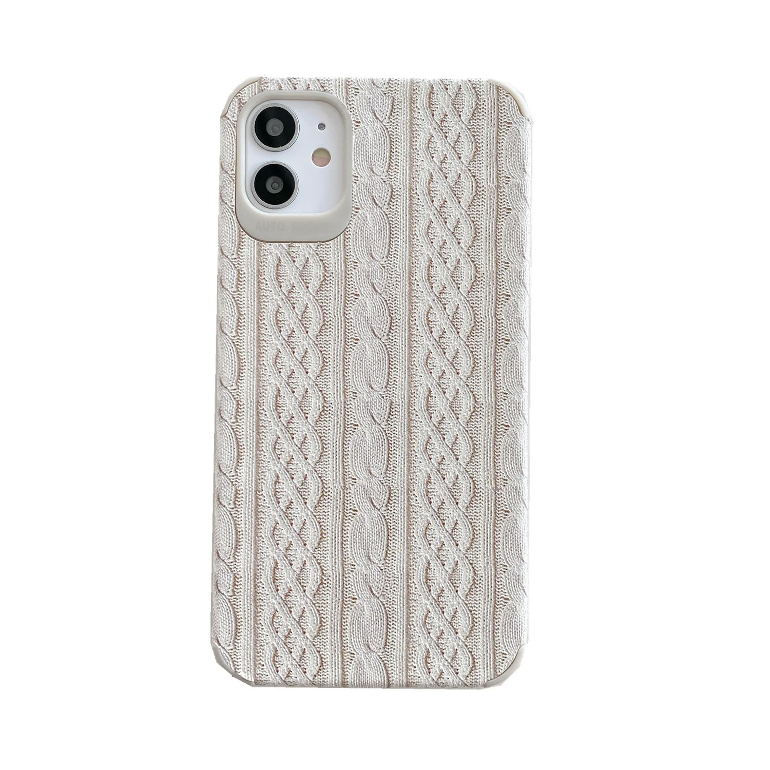 

Retro kawaii plush knitted sweater art Phone Case For iPhone 12 11 Pro Max XR XS Max 7 8 Plus 12 mini 7Plus case Cute soft Cover