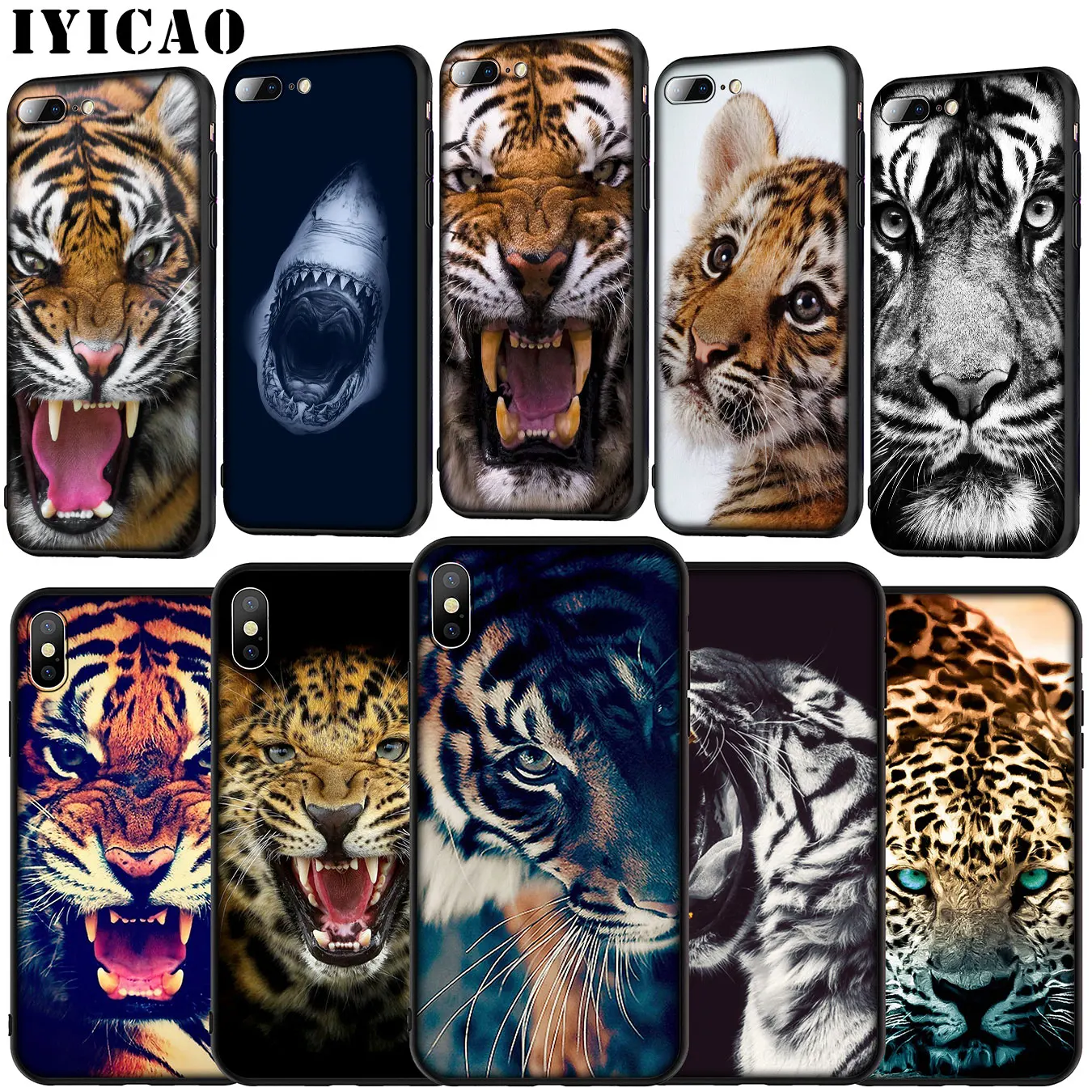 IYICAO Мягкий силиконовый чехол для iPhone 11 Pro XR X XS Max 6 6S 7 8 Plus 5 5S SE |