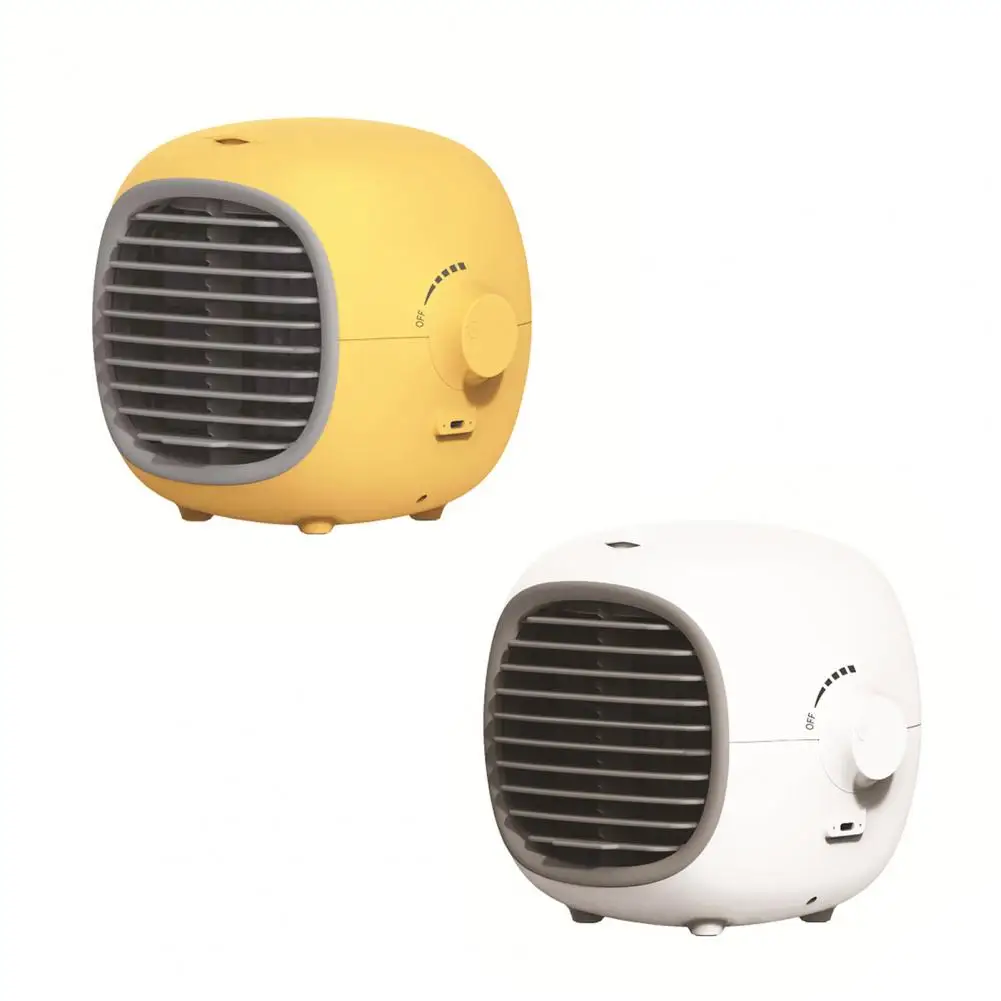 

1 Set Air Cooler Fan Easy to Carry Widely Applied Small Size Rechargeable Office Small Fan Camping