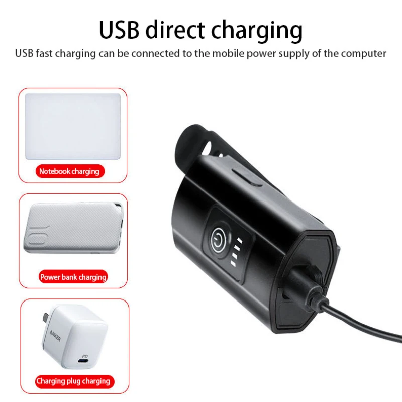 

NEW Bicycle Headlights USB Rechargeable Intelligent Display Riding Lamp Outdoor Waterproof Bicycle Tail Light Riding Equipment