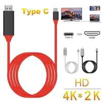1080p hdmi compatible cable 2m type c usb to hdmi compatible adapter micro usb c hd tv cable adapters for samsung note 9 huawei